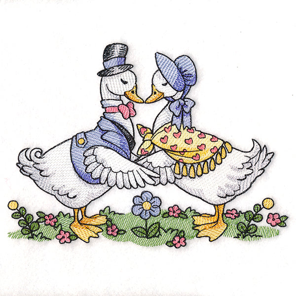 Love & Caring Goose Couple