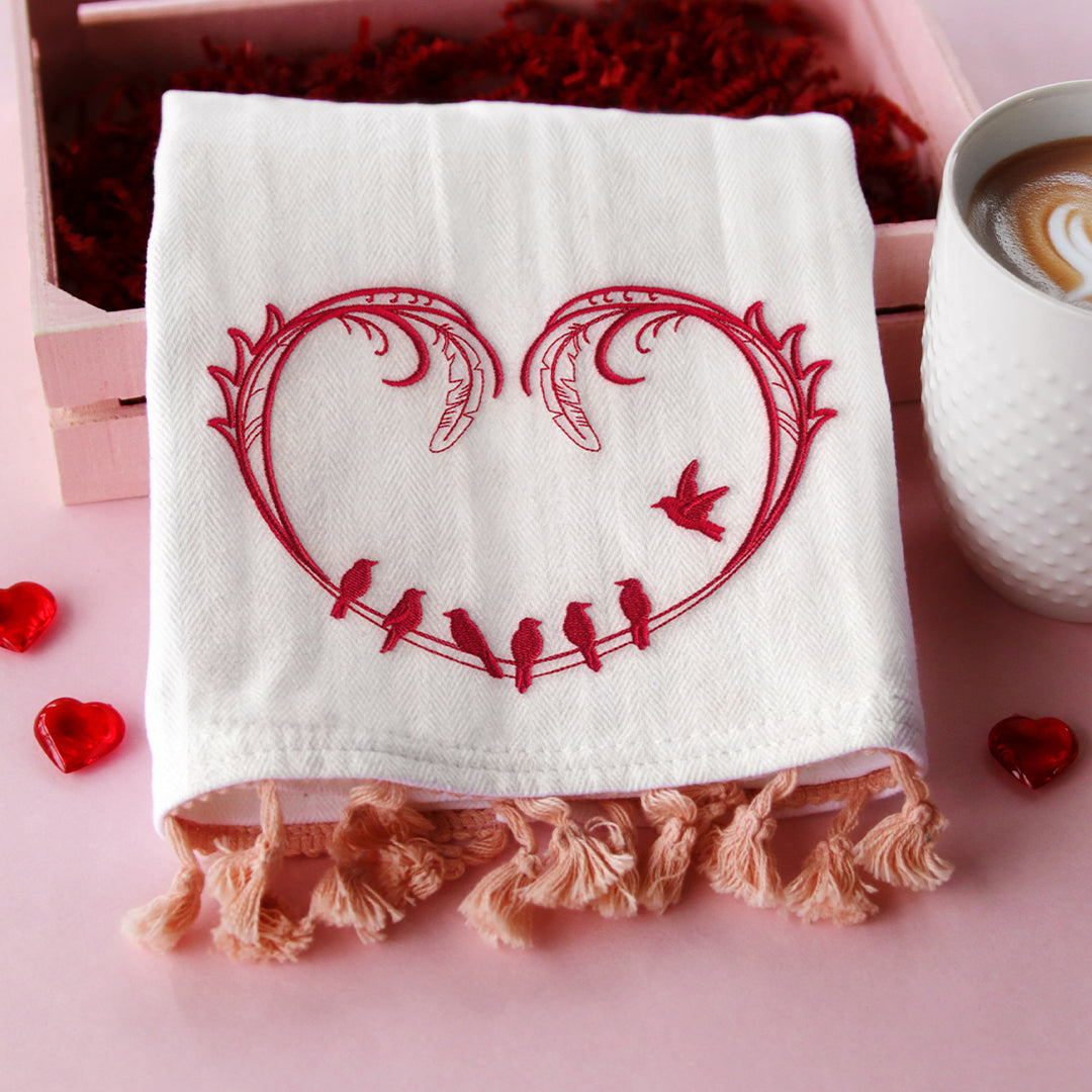 Birds on a Wire Heart