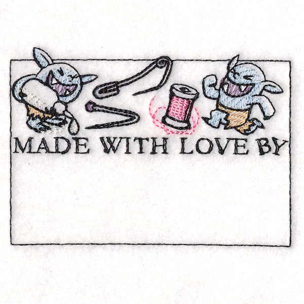 Made with Love Bobblins™ Quilt Label