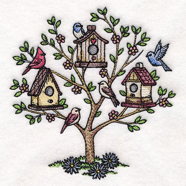 Bird Tree House Block Party Feature