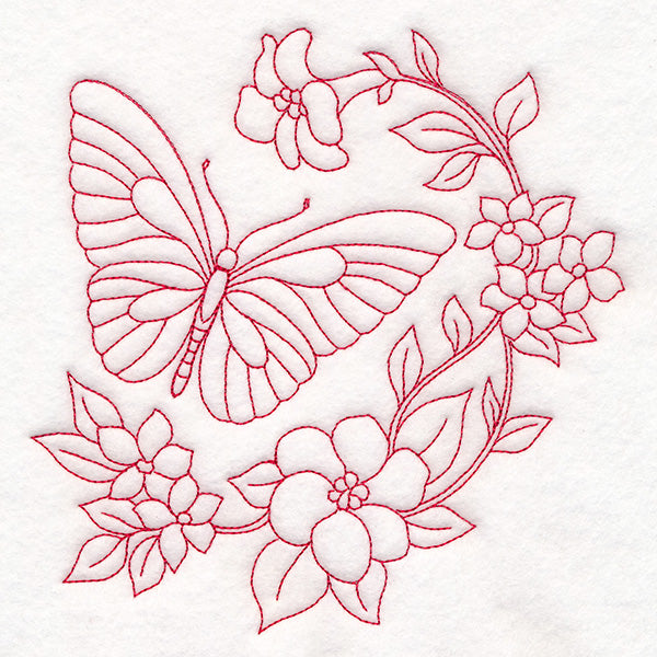 Spring Things Flowers - Butterfly 2 (Vintage)