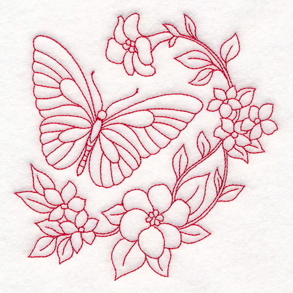 Spring Things Flowers - Butterfly 2 (Vintage)