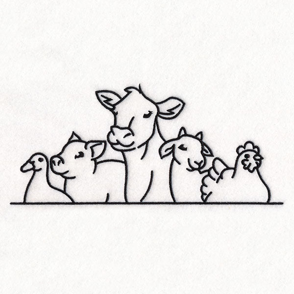 Farm Animals Border