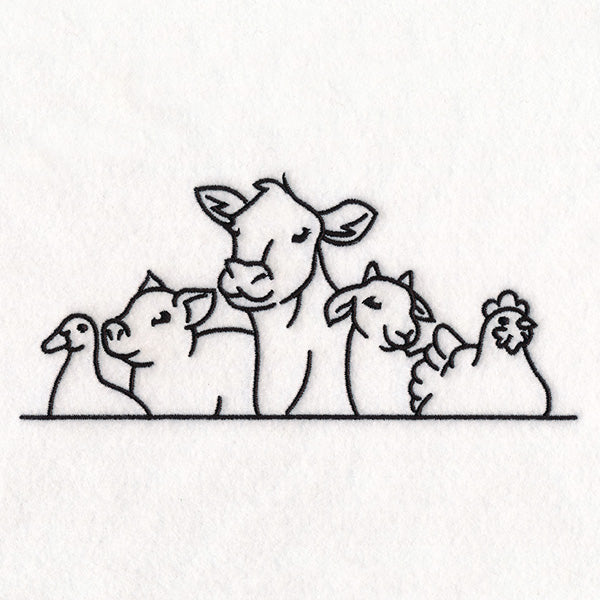 Farm Animals Border