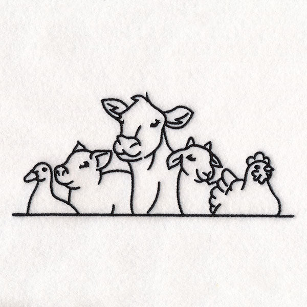 Farm Animals Border