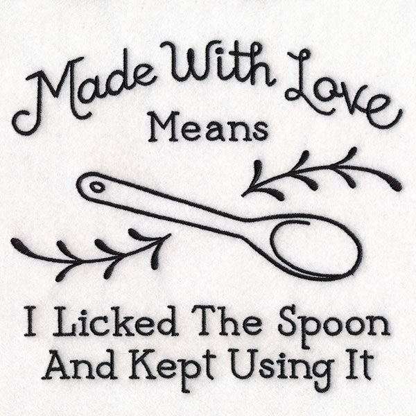 Saucy Kitchen Sayings - Made With Love