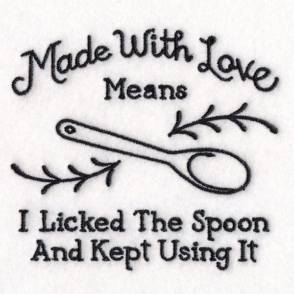 Saucy Kitchen Sayings - Made With Love