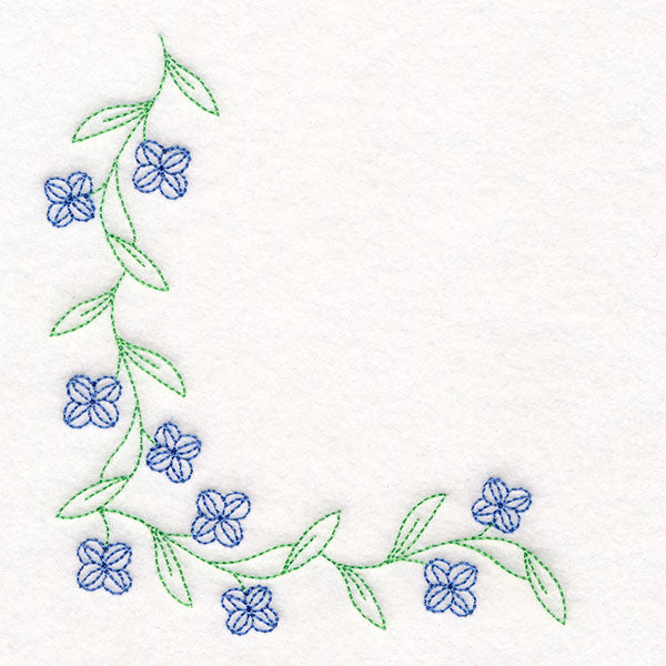 Delicate Spring Corner - Morning Glories