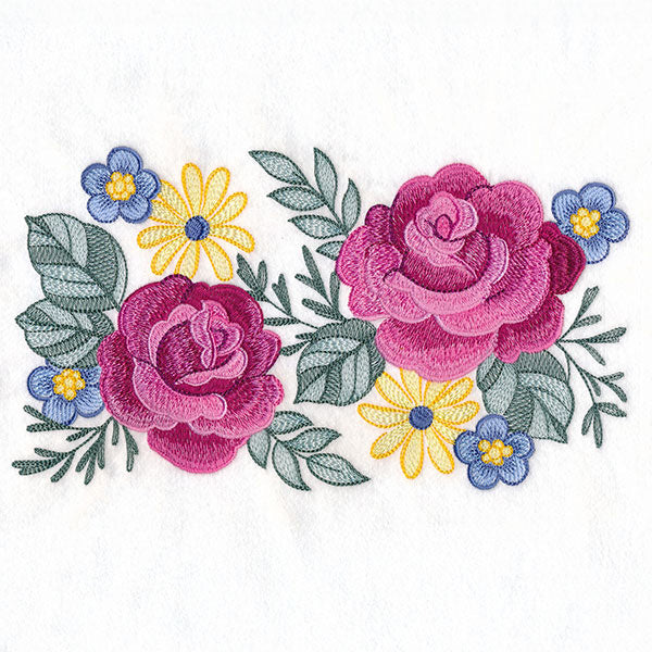 Rose & Botanicals Border