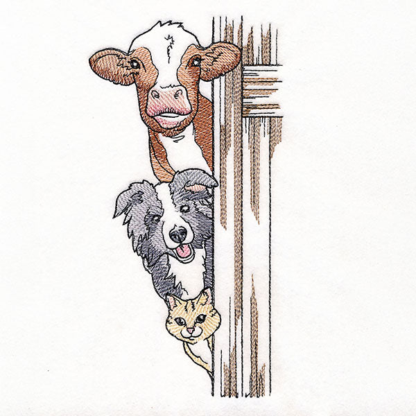 Peeking Farm Animal Friends Stack
