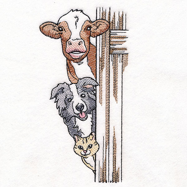 Peeking Farm Animal Friends Stack