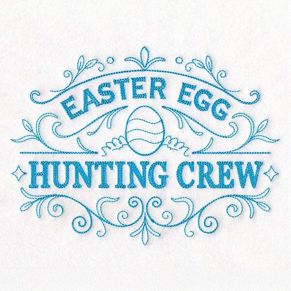 Easter Egg Hunting Crew Sign