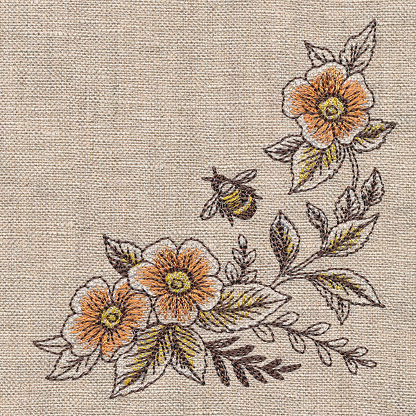 Rustic Elegance Bees & Blooms Corner