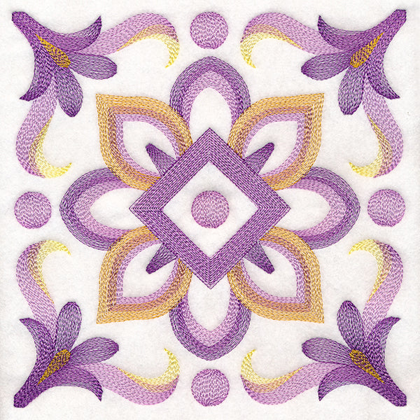 Blooming Color Theory Square