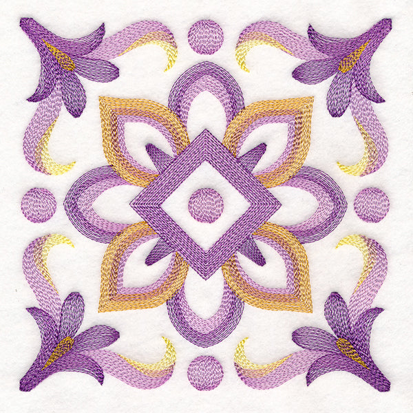 Blooming Color Theory Square