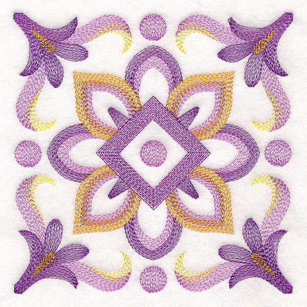 Blooming Color Theory Square