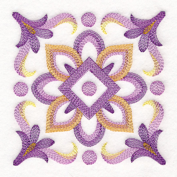 Blooming Color Theory Square