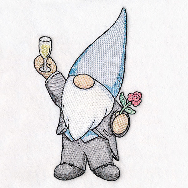 Toasting Groom Gnome