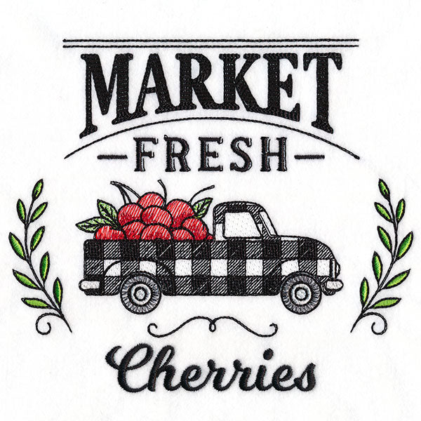 Market Fresh Retro Truck - Cherries