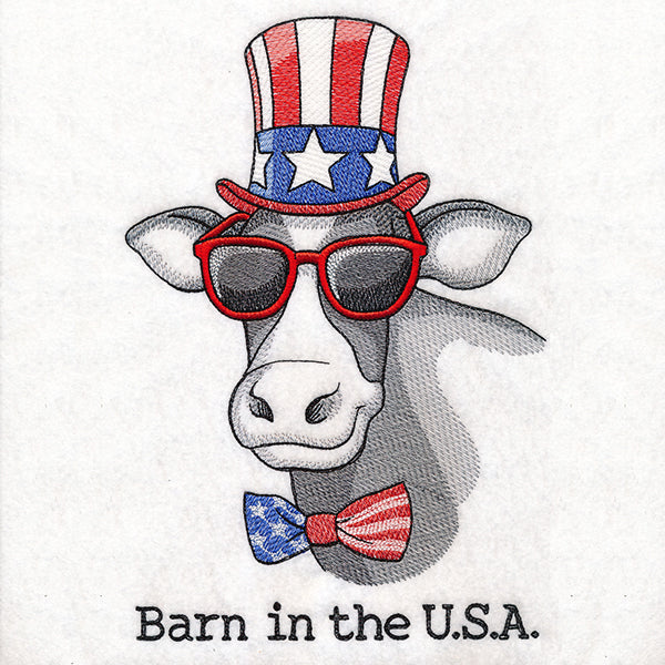 Barn in the USA Cow