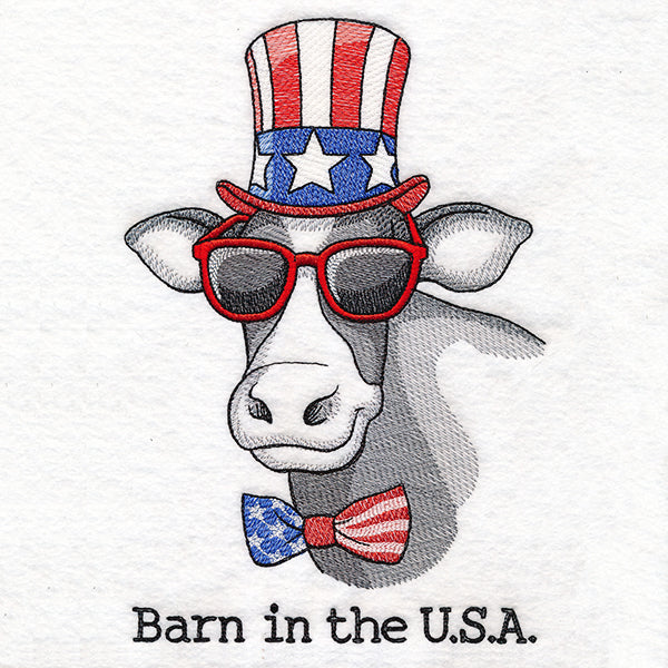 Barn in the USA Cow