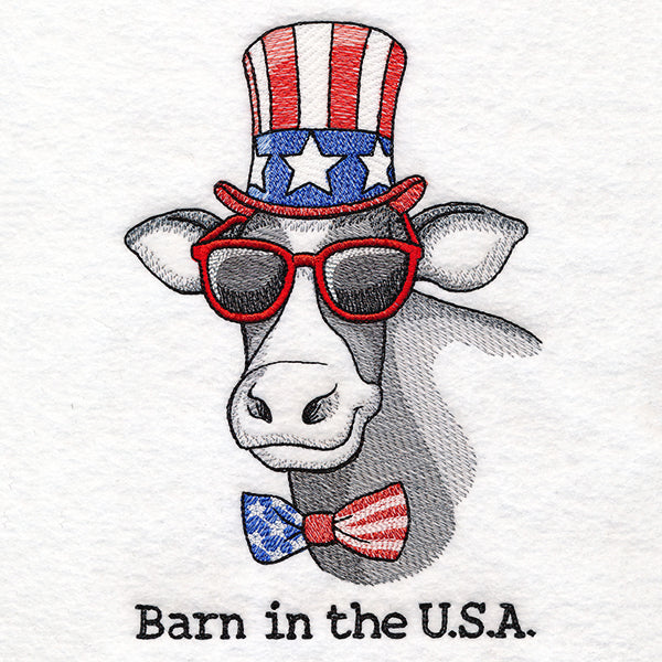 Barn in the USA Cow