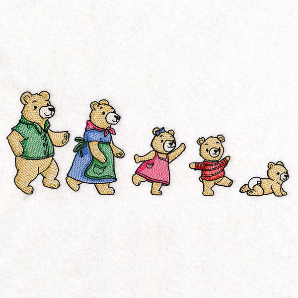 Marching Bear Family Border