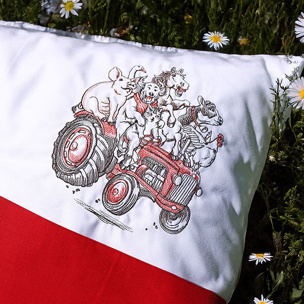 Funny Farm Animal Tractor Joyride