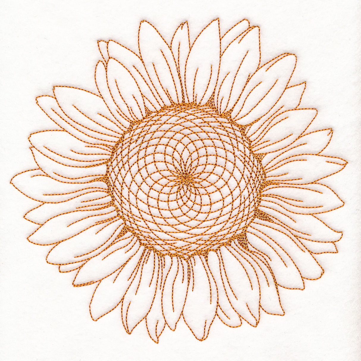 Spiral Sunflower