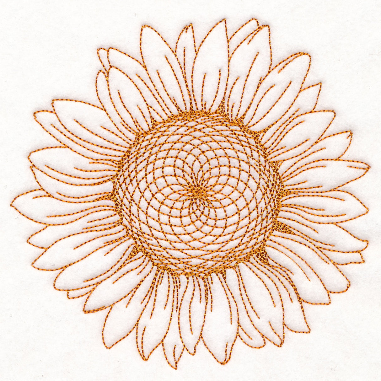 Spiral Sunflower