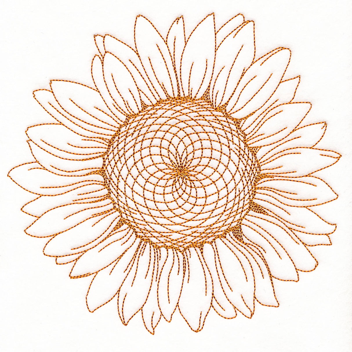 Spiral Sunflower