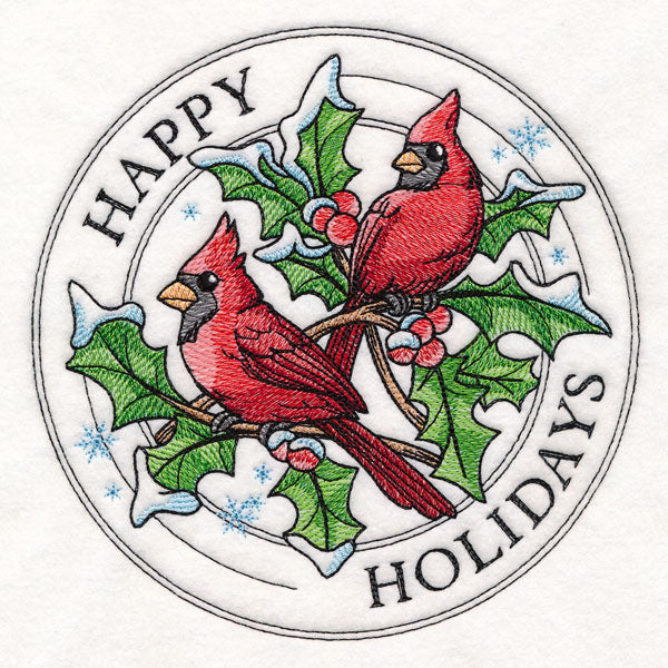 Happy Holidays Stamp