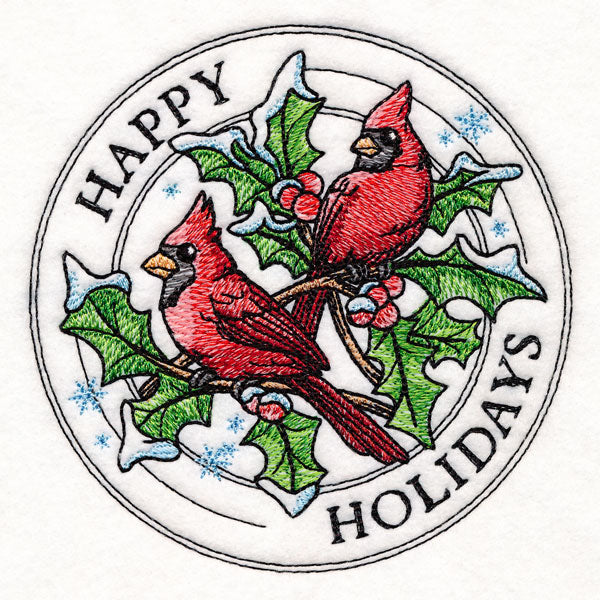 Happy Holidays Stamp