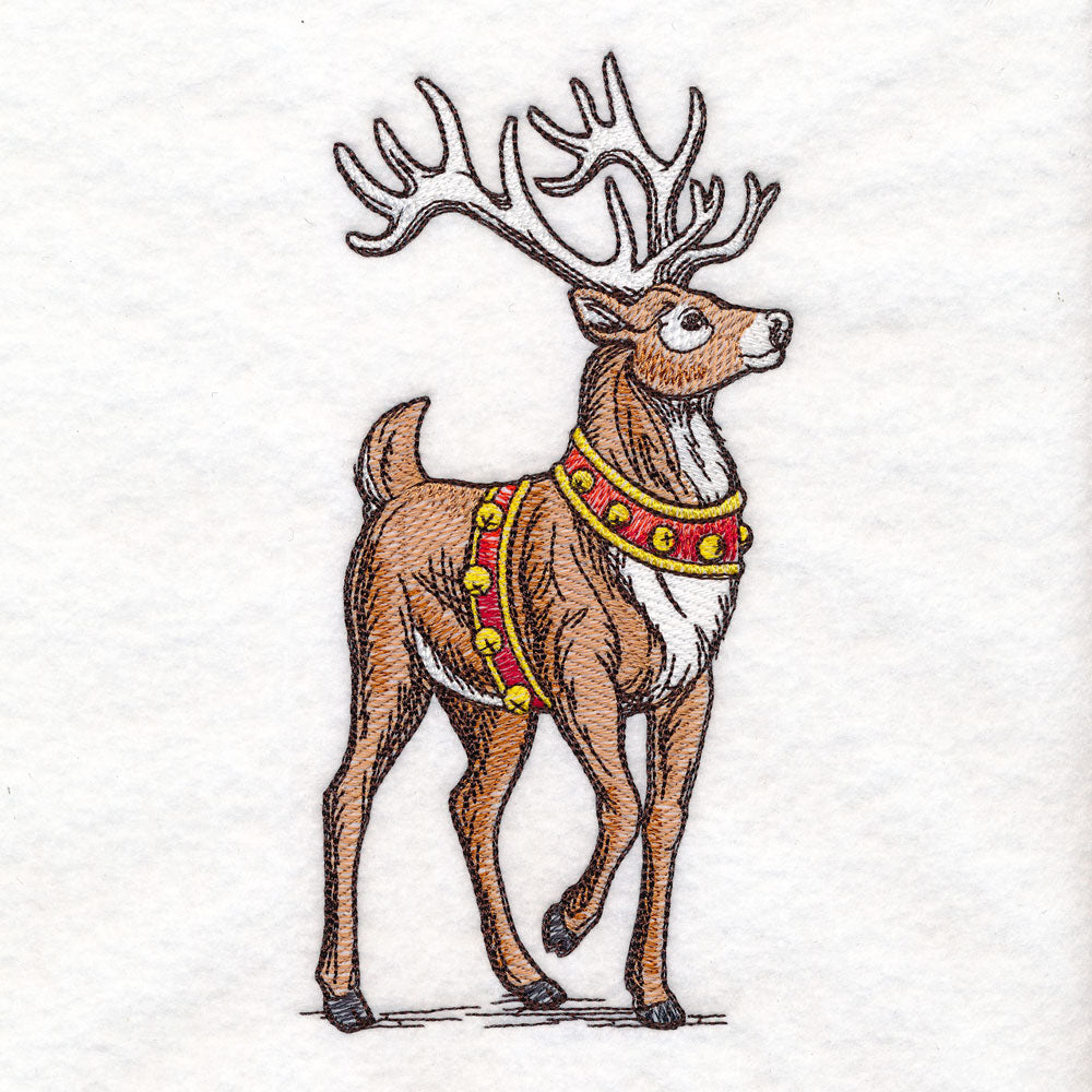 Classic Christmas Scene - Reindeer