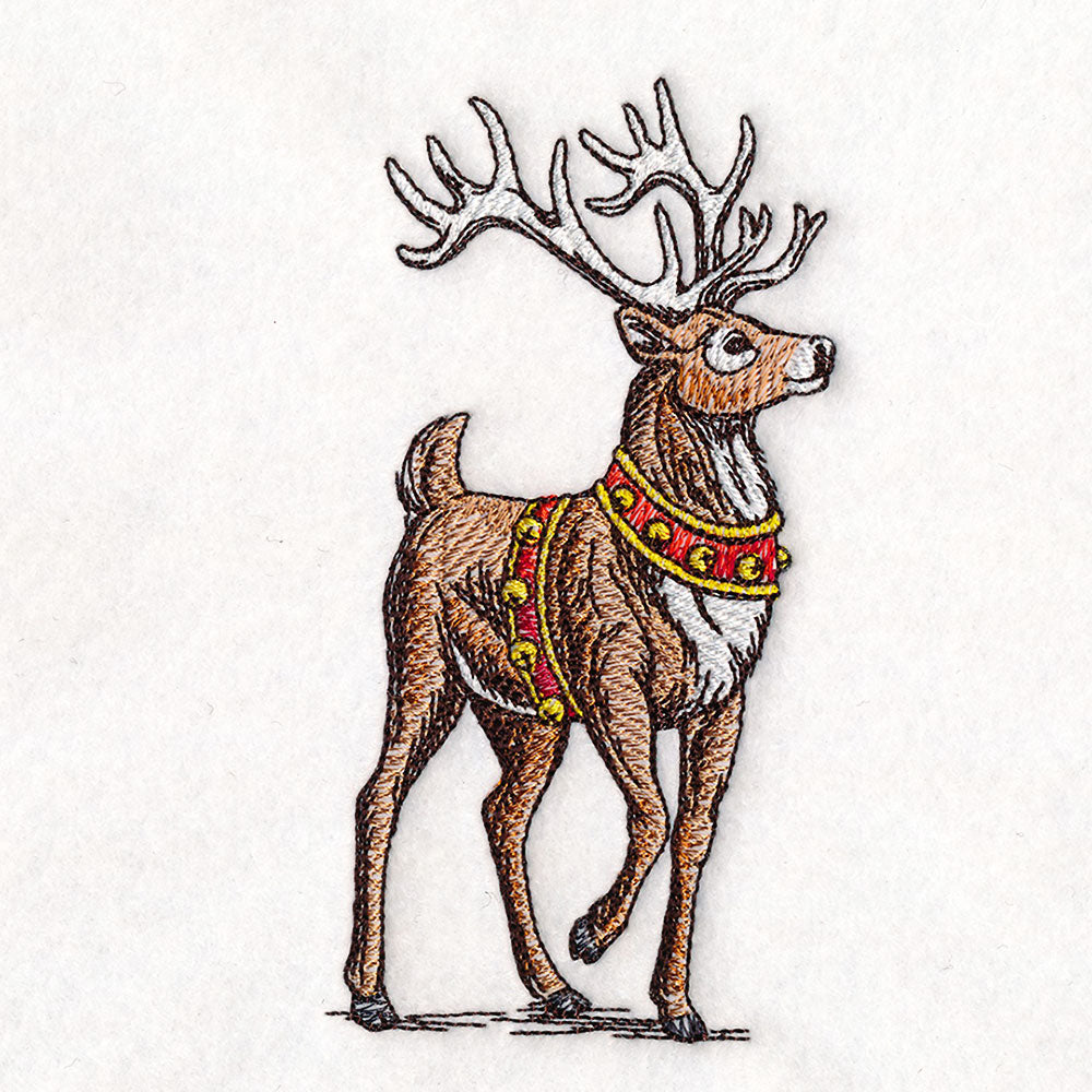 Classic Christmas Scene - Reindeer