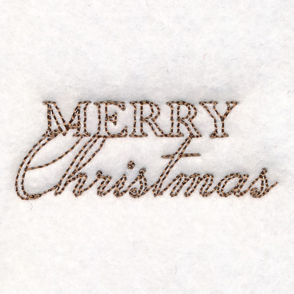 Classic Christmas Scene - Merry Christmas