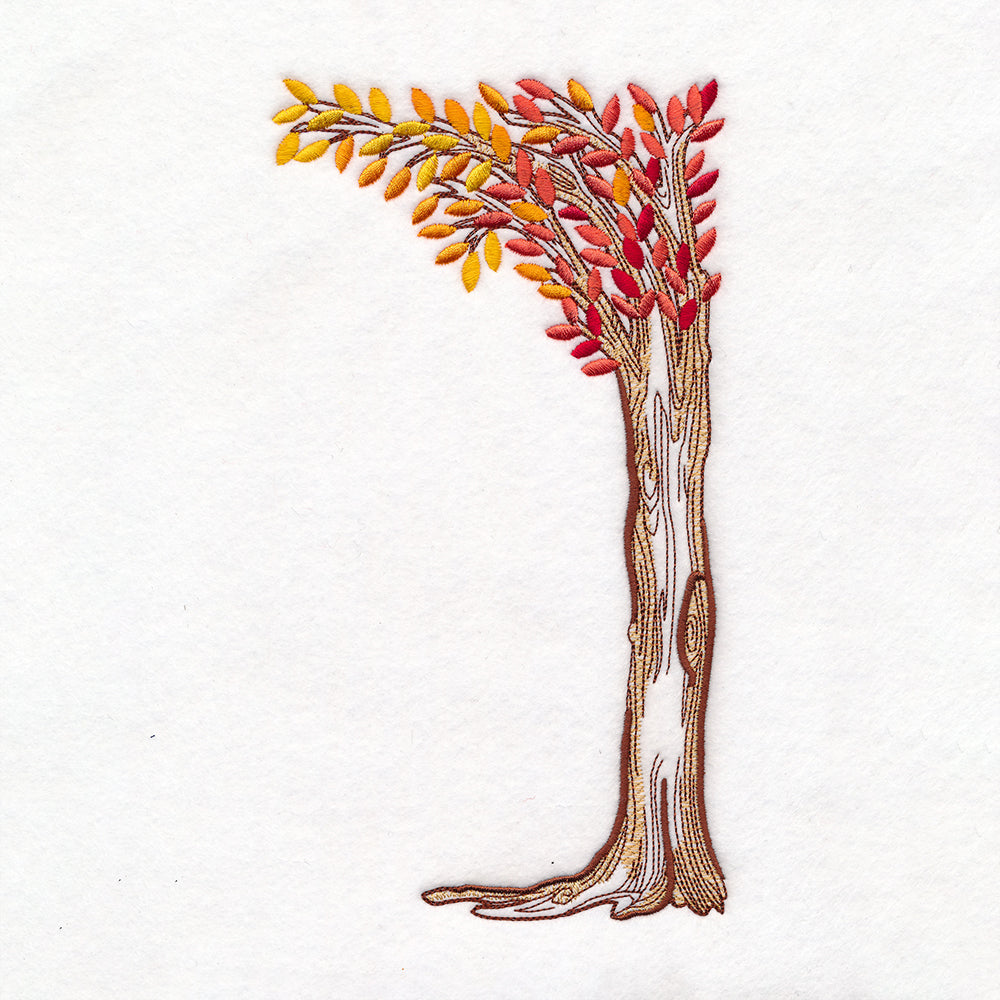 Autumn Tree Half Frame