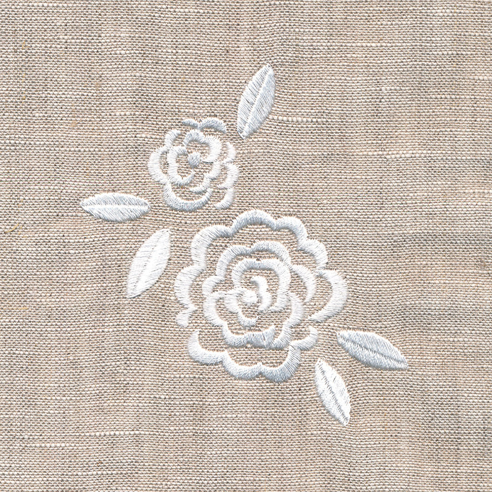 Whitework Floral Accent