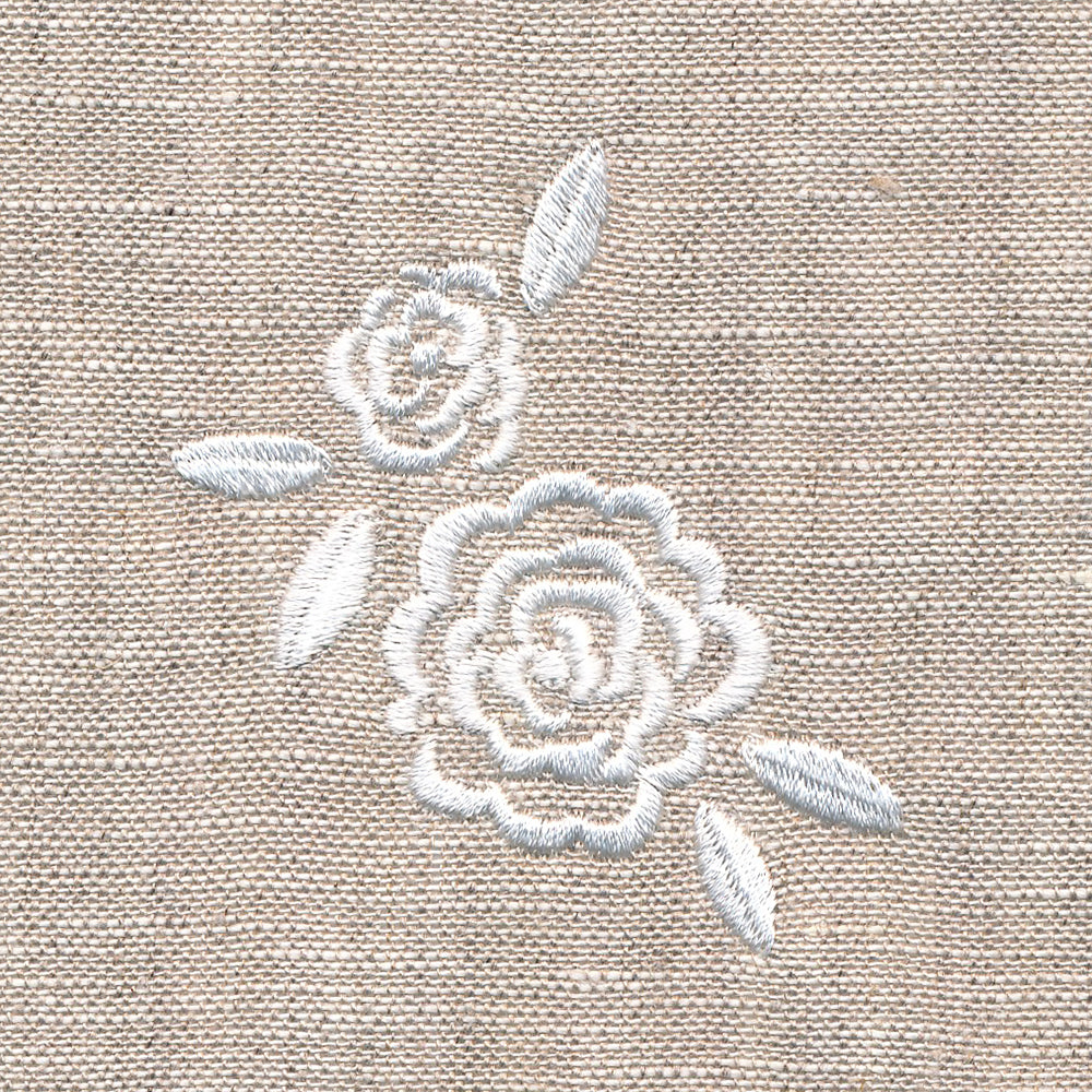 Whitework Floral Accent