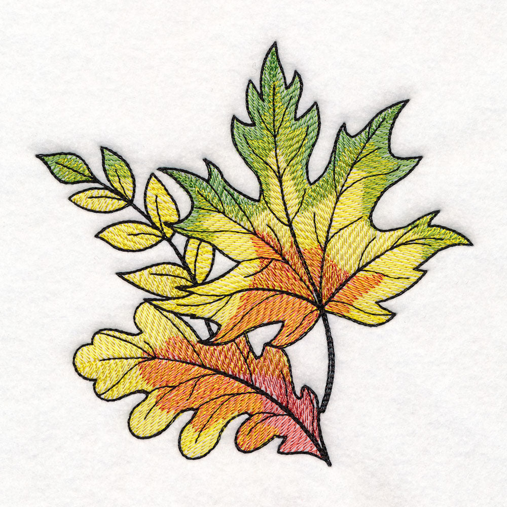 Color Theory Harvest Leaves Accent