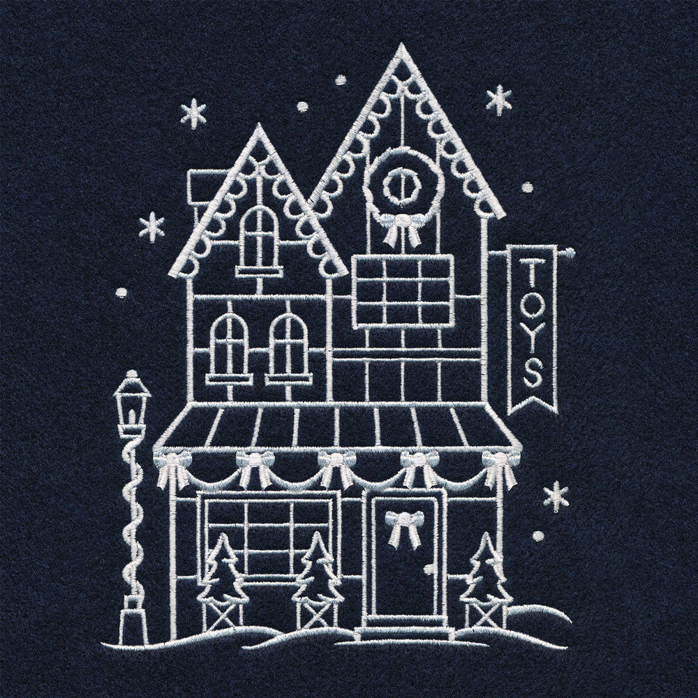 Christmas Village Store (Whitework)
