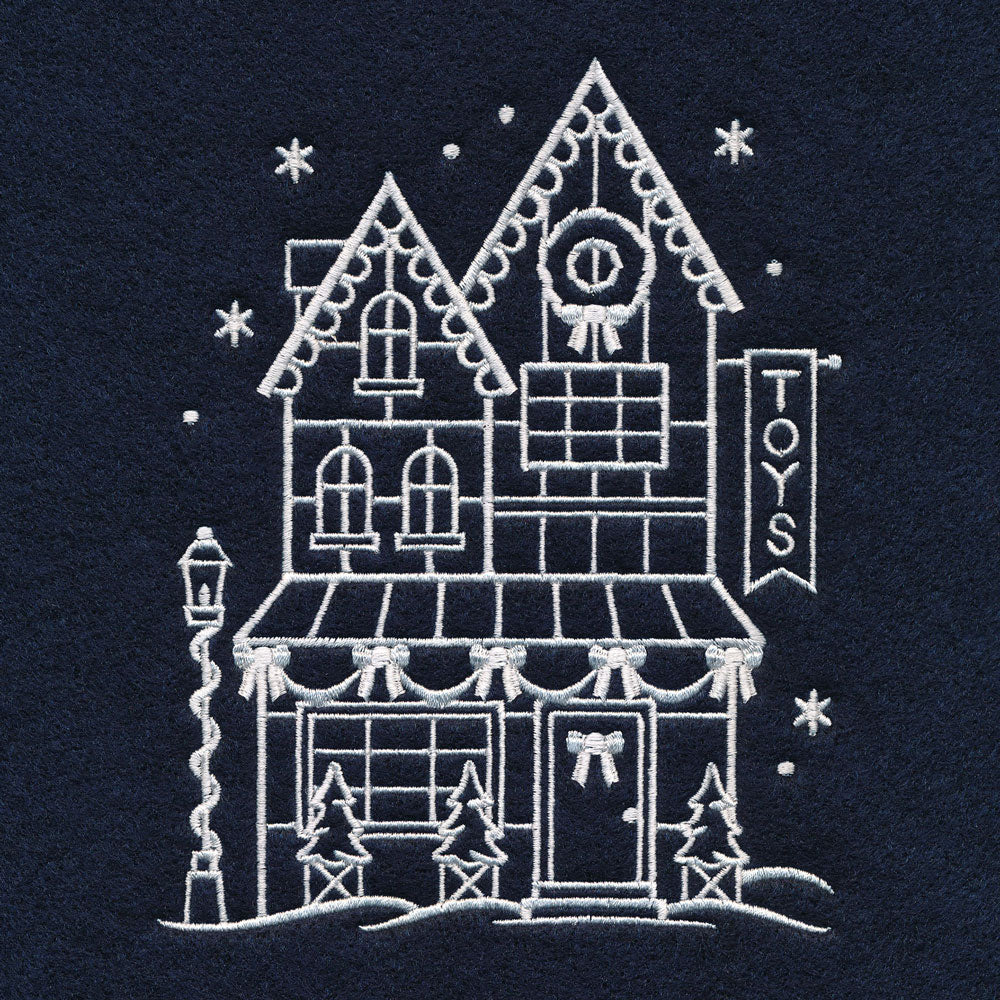 Christmas Village Store (Whitework)