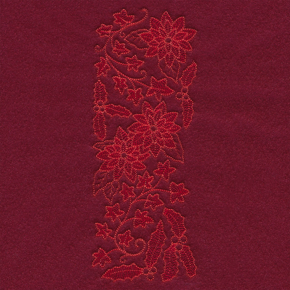 Christmas Border - Poinsettia