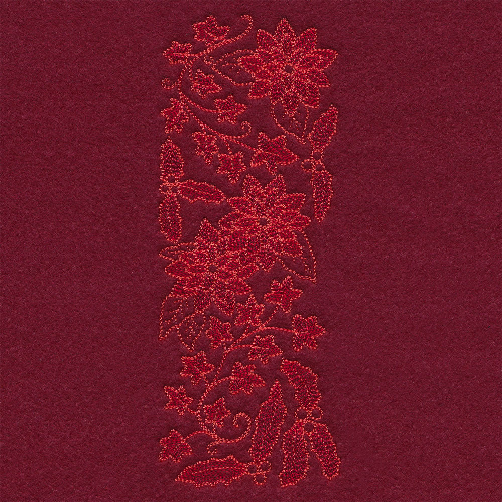 Christmas Border - Poinsettia