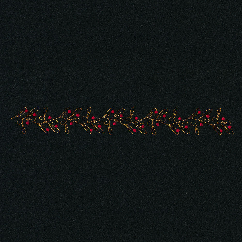 Delicate Holiday Border - Mistletoe