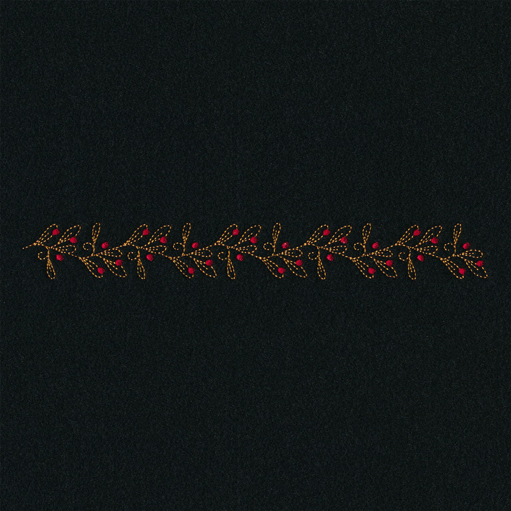 Delicate Holiday Border - Mistletoe