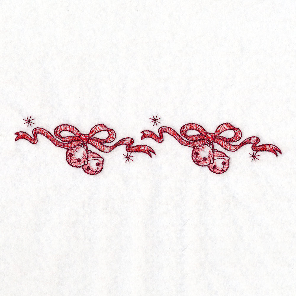 Christmas Delft Bells Border