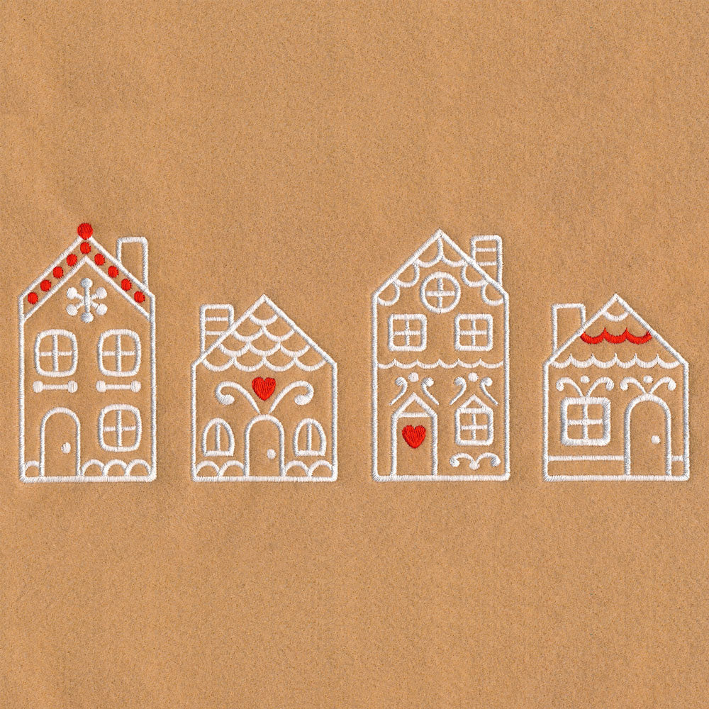 Gingerbread Village Border
