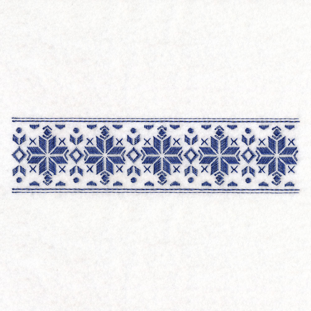 Nordic Winter Repeatable Border 3