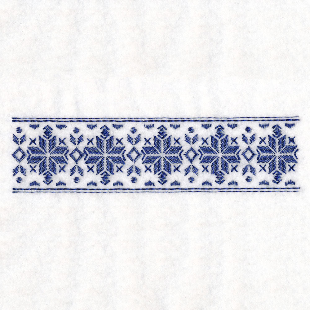 Nordic Winter Repeatable Border 3
